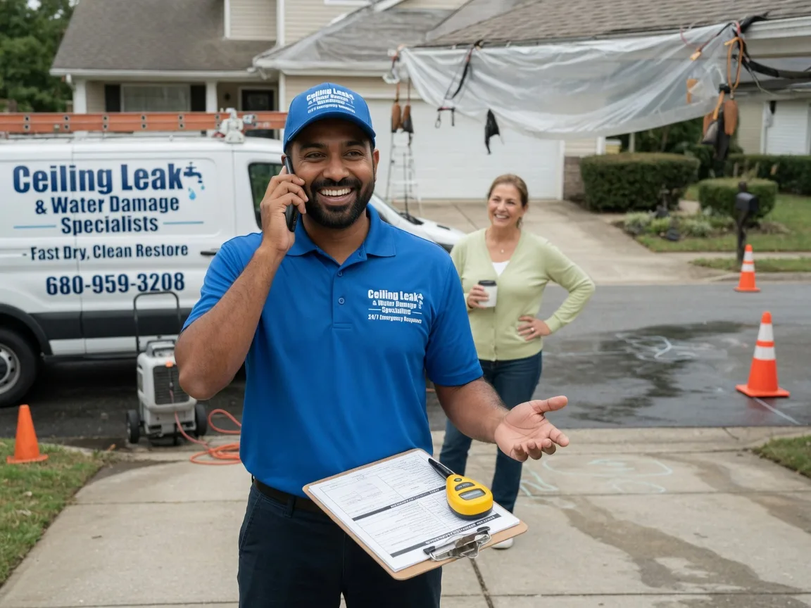 Ceiling Leak Cleanup Cherryville, NC FAQs